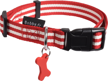 Bobby Collar Stripe Red XSmall