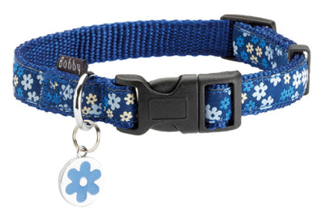 Bobby Flower Collar Blue, Large