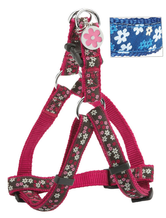 Bobby Flower Harness Red, Medium