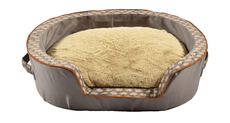 Bobby Geisha Basket Taupe, Small
