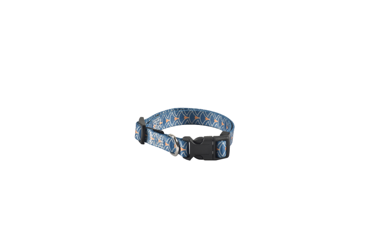 Bobby Geisha Collar Blue, Medium