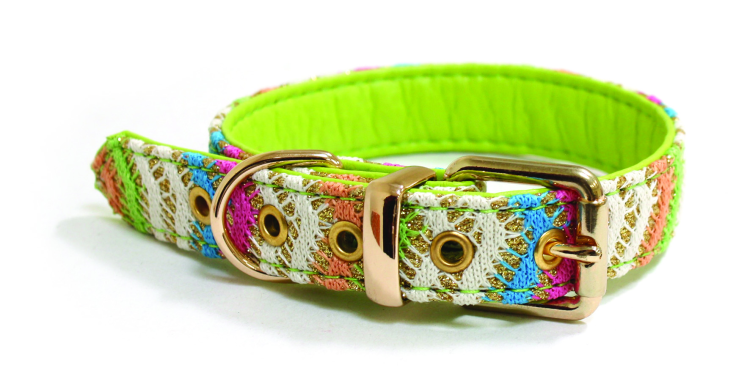 Bobby Kalika Crochet Dog Collar, 1.5 x 35 cm