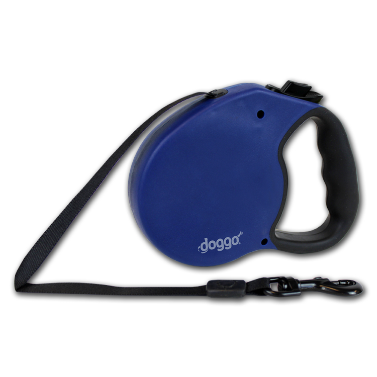 Alcott Doggo everyday retractable leash 5m, L, blue