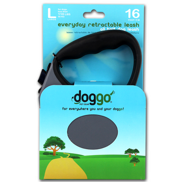 Alcott Doggo everyday retractable leash 5m, L, grey