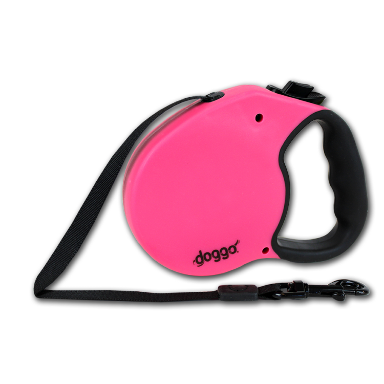 Alcott Doggo everyday retractable leash 5m, L, pink