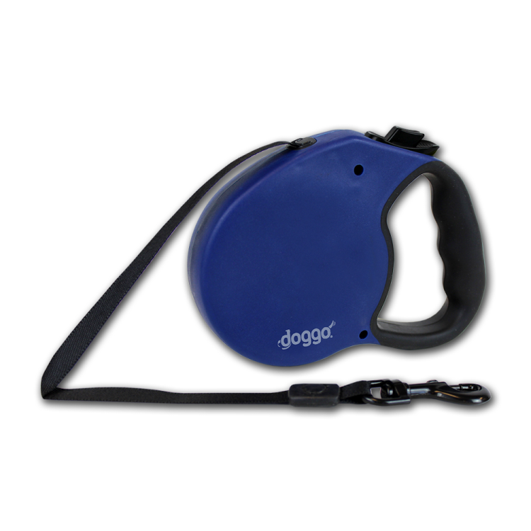 Alcott Doggo everyday retractable leash 5m, M, blue
