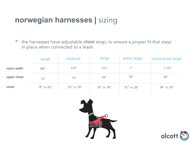 Alcott Norwegian Harness Large, Black