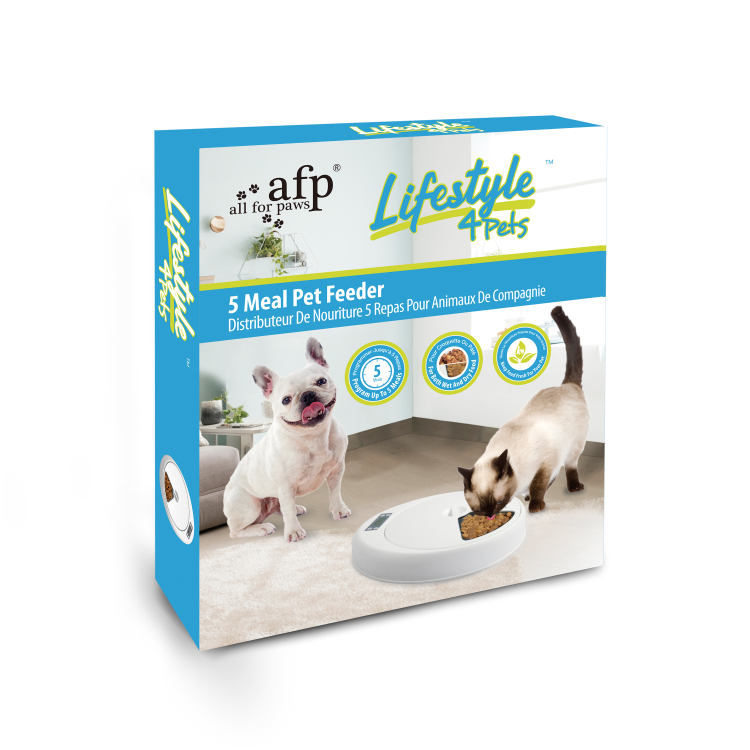 afp 5-Meal Pet Feeder