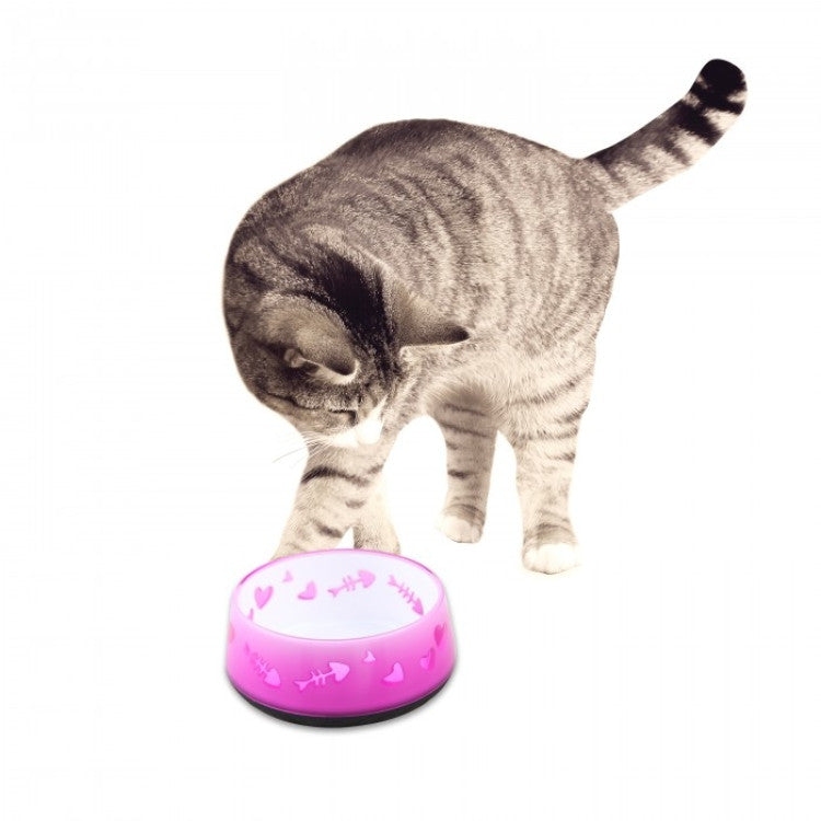 afp Cat Love Bowl Pink