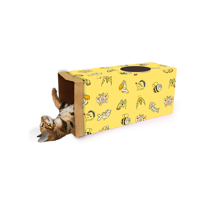 afp Catoon Kraft Paper Tunnel Yellow