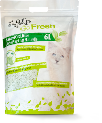 afp Clumping Natural Cat Litter Green Tea Scent 6 L