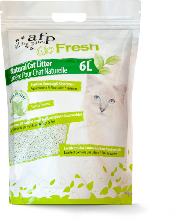 afp Clumping Natural Cat Litter Green Tea Scent 6 L