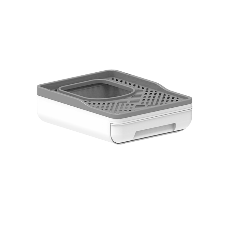 afp Go Fresh Foldable Cat Litter Box Grey