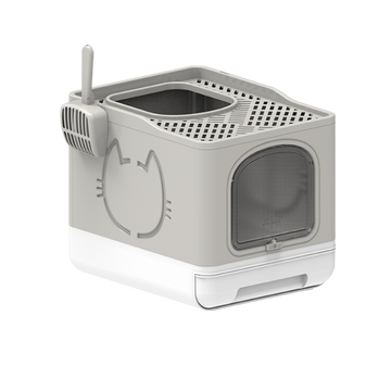 afp Go Fresh Foldable Cat Litter Box Sand