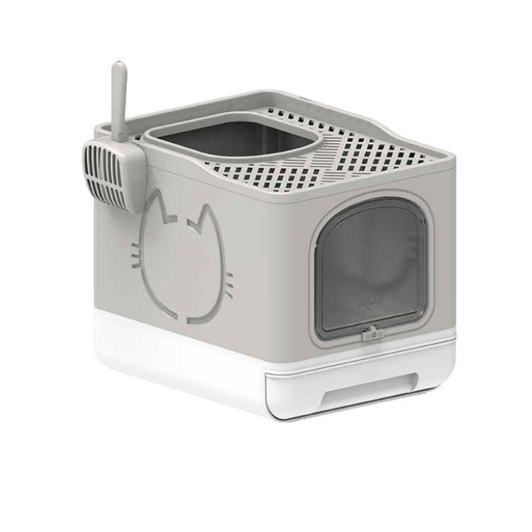 afp Go Fresh Foldable Cat Litter Box Sand