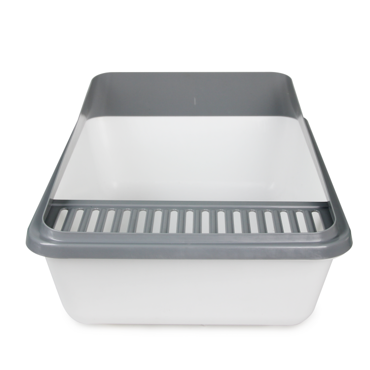 afp Go Fresh High Back Cat Litter Box Small Grey