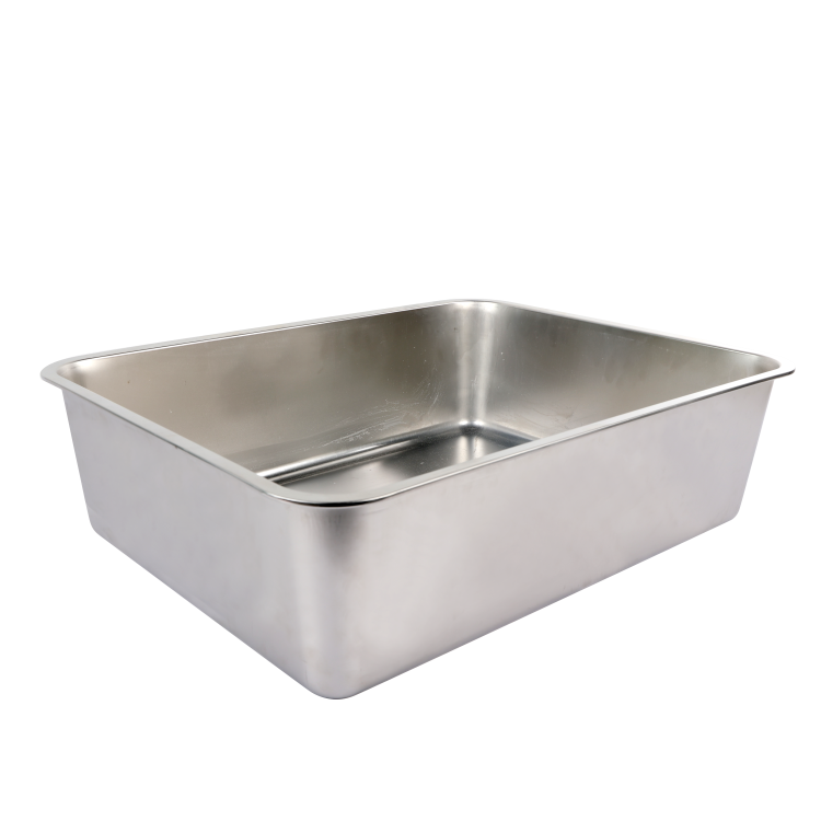 afp Go Fresh Stainless Steel Cat Litter Pan