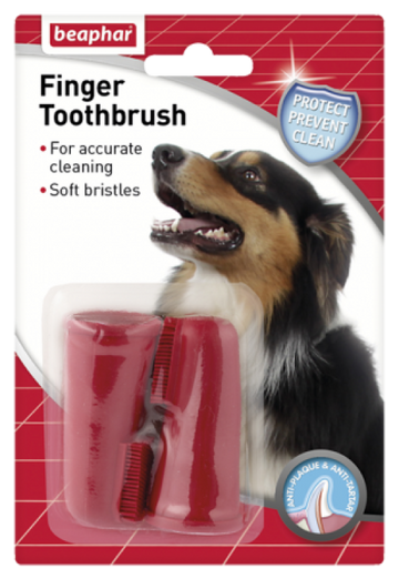 Finger Toothbrush for Dogs & Cats 2/pk