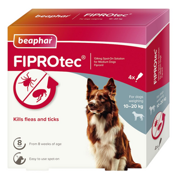 Fiprotec for Medium Dog, 4 Pipettes
