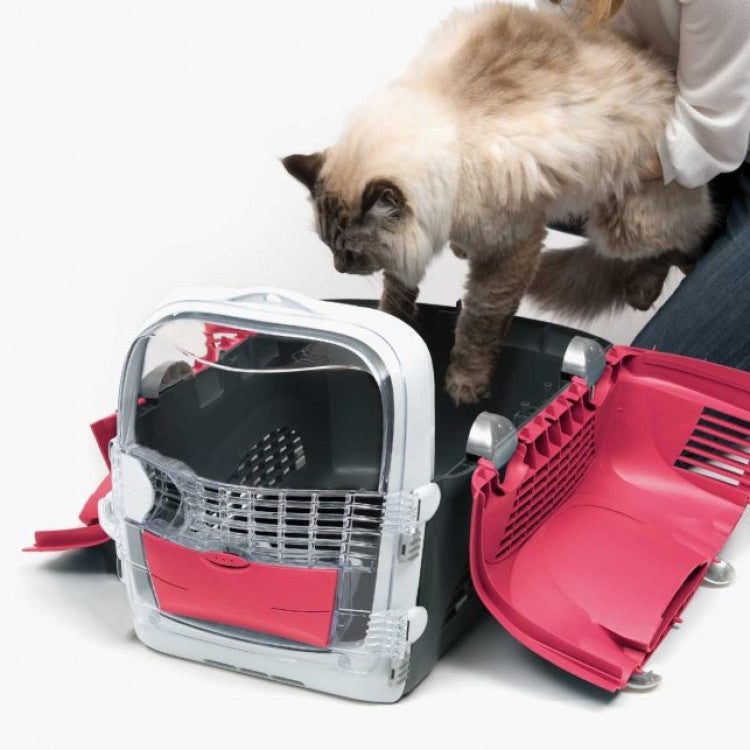 Cabrio Cat Carrier System Cherry Red