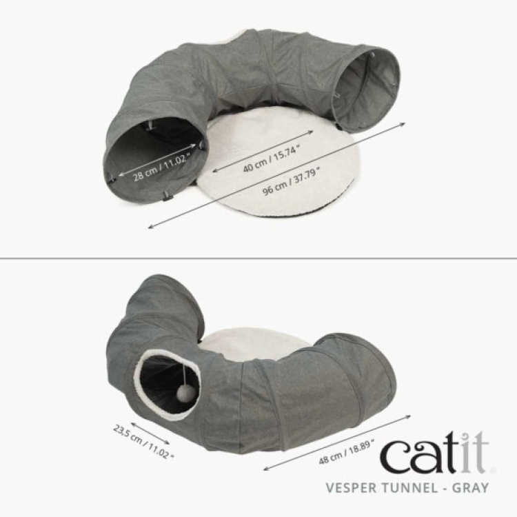 Catit Vesper Tunnel Grey