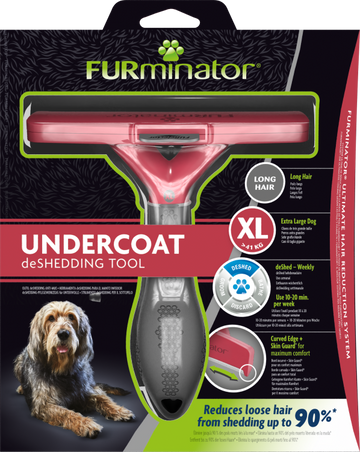 FURminator Undercoat deShedding Tool – XLarge Dog, Long Hair