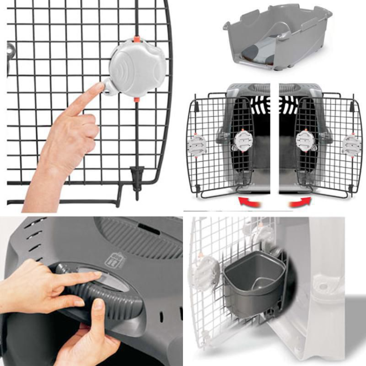 Dogit Design Cargo Dog Carrier-Gray, 2XLarge