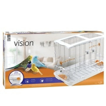 Vision Bird Cage for Large Birds, Single Height, 78x42x56 cm