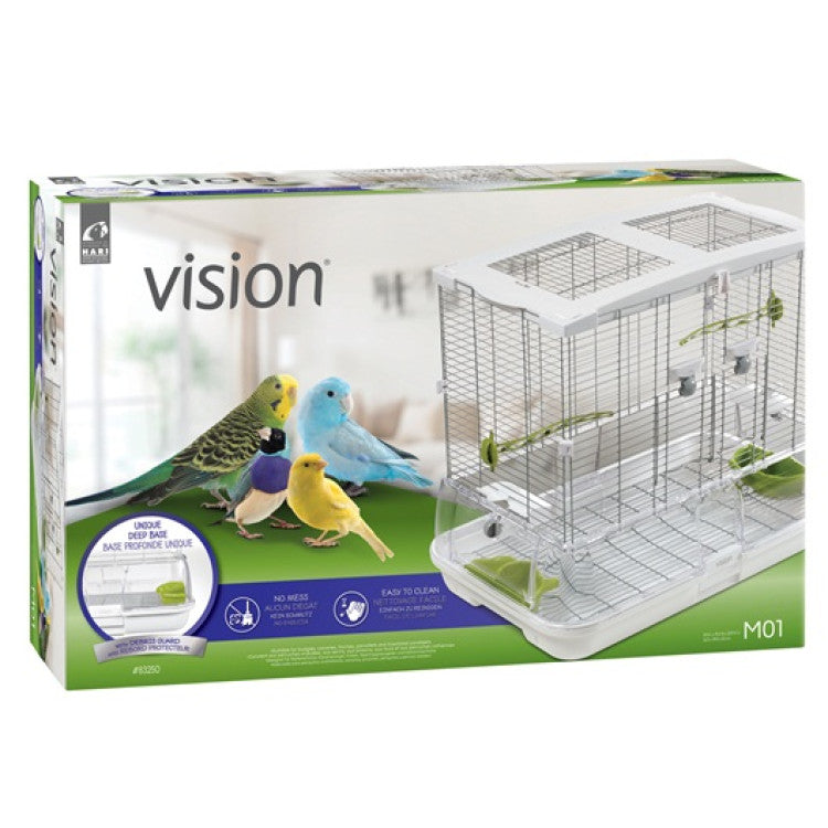 Vision Bird Cage for Medium Birds, Single Height, 62.5x39.5x53 cm