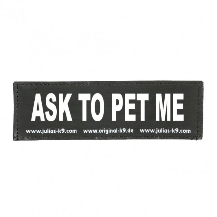 Ask To Pet Me Patch Large