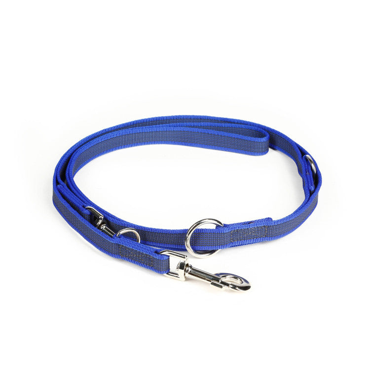 Color & Gray Adjustable Leash Blue-Gray Width 2 cm