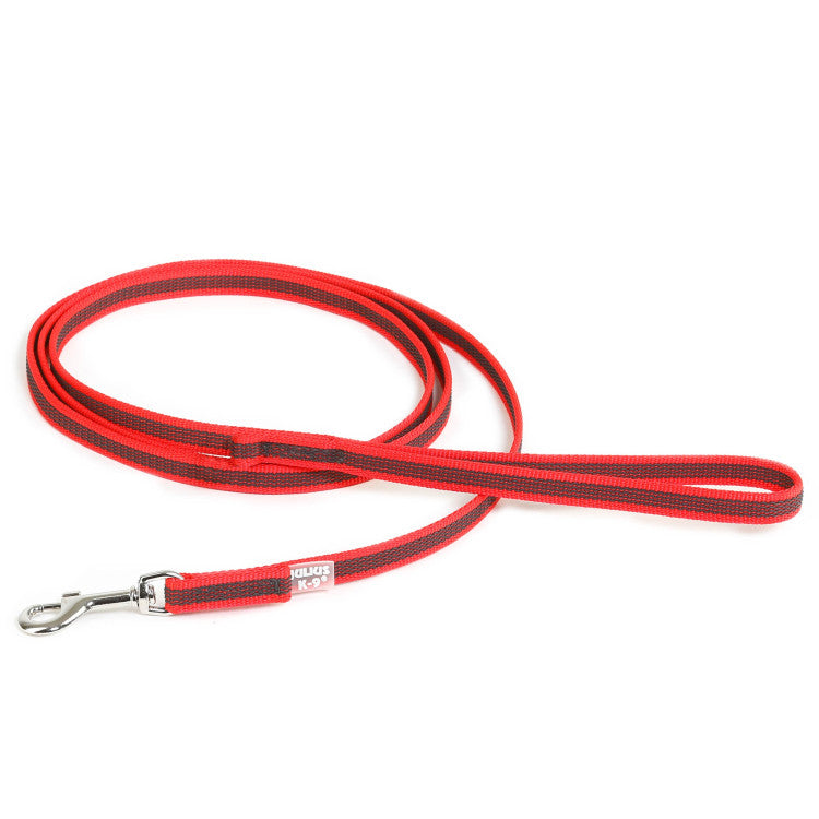 Color & Gray With Handle Leash Red-Gray Width 1.4 cm & Length 2 m