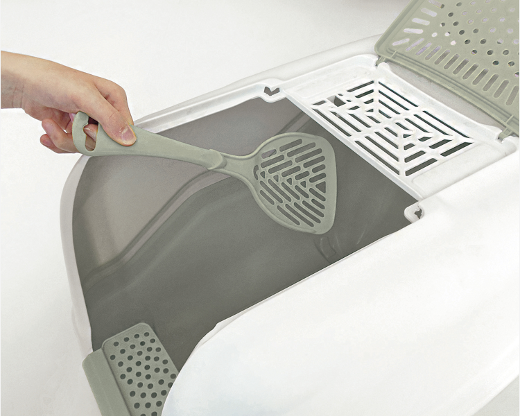 Netta Cat Litter Box Light Green 54 x 39 x 40 cm