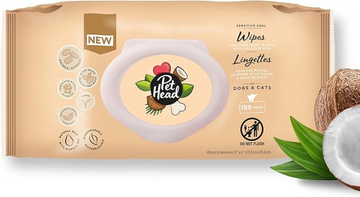 Pet Head Sensitive Soul Wipes 100/pk