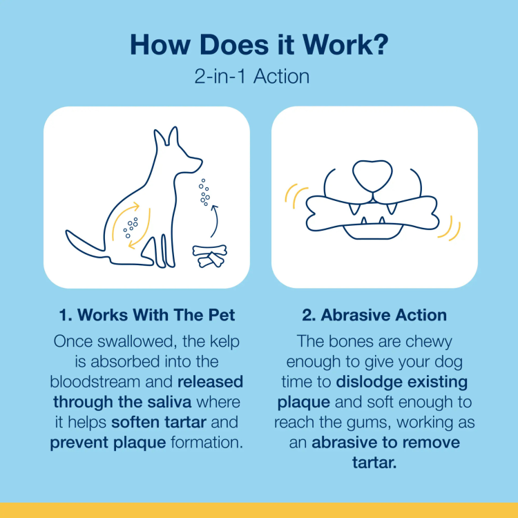 ProDen PlaqueOff Dental Care Bones, Chicken & Pumpkin 482 g