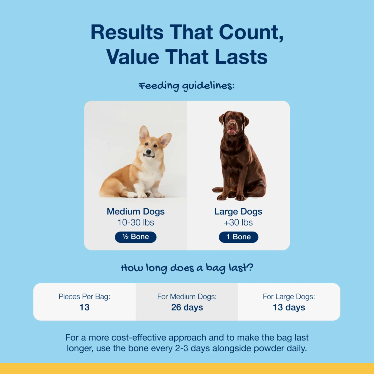 ProDen PlaqueOff Dental Care Bones, Turkey & Cranberry 482 g