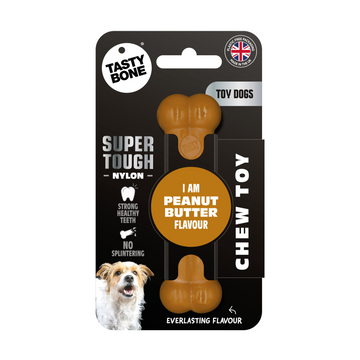 TastyBone Nylon Toy Dog, Peanut Butter Flavor