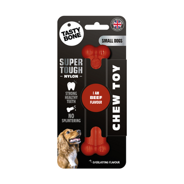 TastyBone Nylon Toy for Small Dogs, Beef Flavor