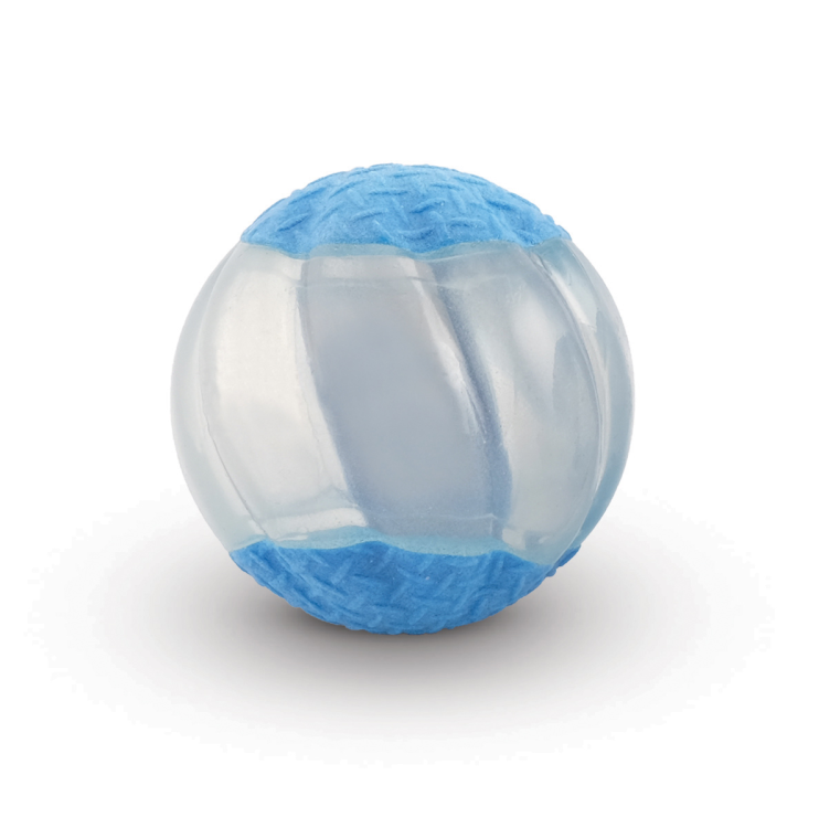 Zeus Duo Ball with Squeaker & Glow 2pk