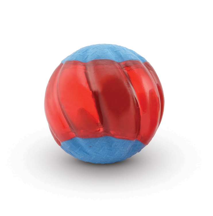 Zeus Duo Ball with Squeaker 2/pk, 6.3 cm