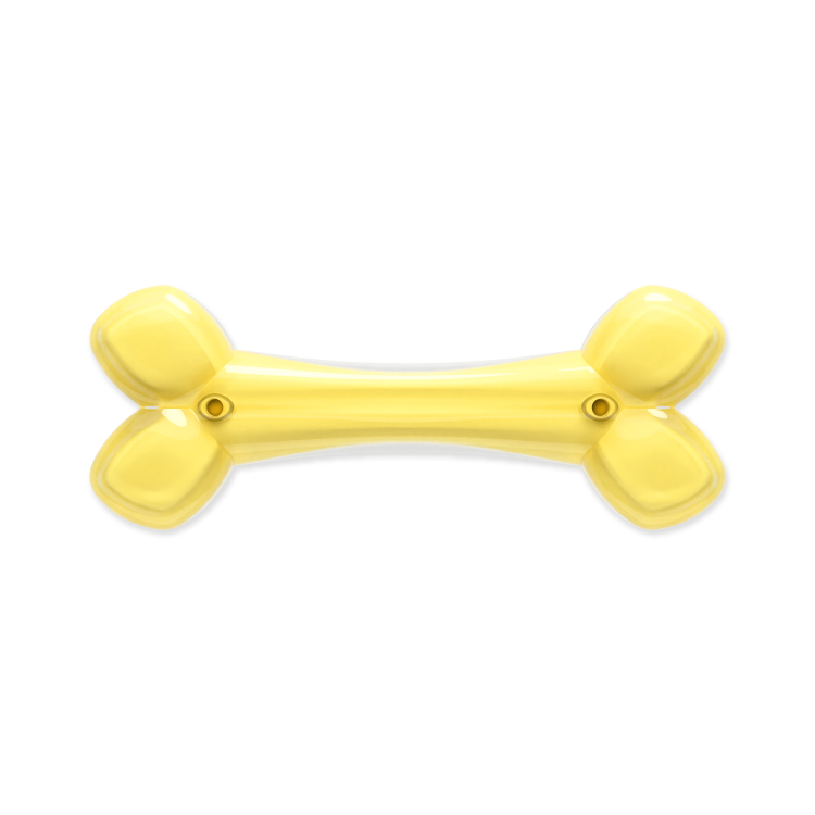 Zeus Duo Bone Coconut Scent, Yellow, 18 cm