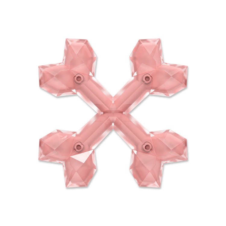 Zeus Duo Cross, Chicken Scent Coral, 15 cm