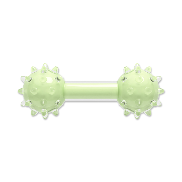 Zeus Duo Spike Dumbbell Mint Scent Green, 18 cm