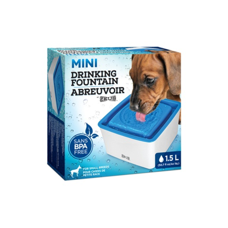 Zeus Mini Drinking Fountain for Dogs 1.5 L (50.7 fl oz)
