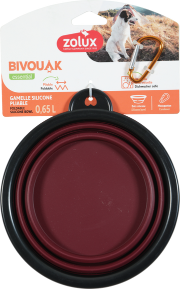 BVK Foldable Soft Bowl Red, 650 ml