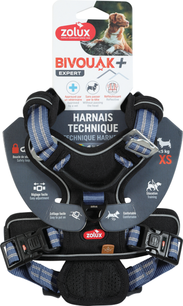 BVK Harness Blue, XSmall