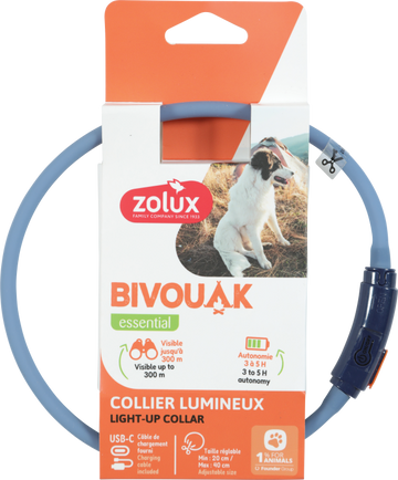 BVK Led Collar Puppy Blue