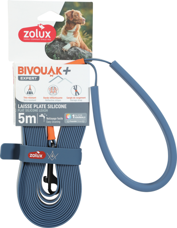 BVK Silicone Flat Lead Blue, 5 m