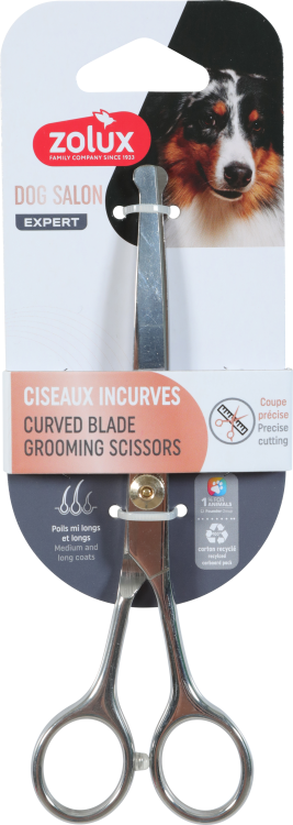 Curved Blade Grooming Scissors