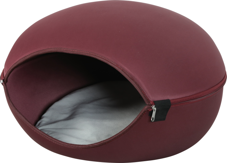 Louna Cat Dome Burgundy